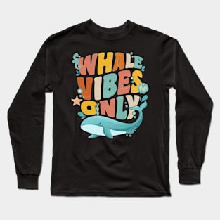 Funny Whale Watching Sea Mammal Long Sleeve T-Shirt